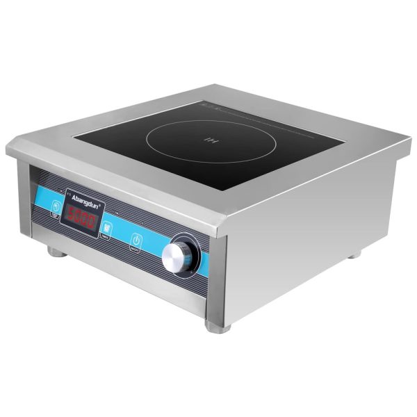 ectqvgzkxn4b0b_0 jpg - Cooktop de Indução Portátil Ideal para Restaurantes 5000W, Aço Inoxidável, 220v, ABANGDUN E 50KT, Prateado