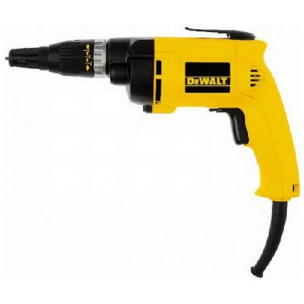 ectqw33220000b_0 jpg - Parafusadeira em Aço Helicoidal 6, com Velocidade Variável, 110v, DEWALT DW257, Amarelo