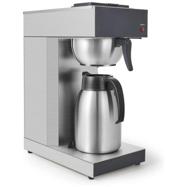 ectqw798x5390b_0 jpg - Cafeteira de 12 xícaras com Jarra Térmica em Aço Inoxidável com Sistema de Isolamento, 110V 1000W, SYBO, Prata