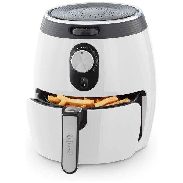 ectqwcw4ryx70b_0 jpg - DASH AirFryer DMAF355GBWH02 Deluxe 2,5L Branco 110V