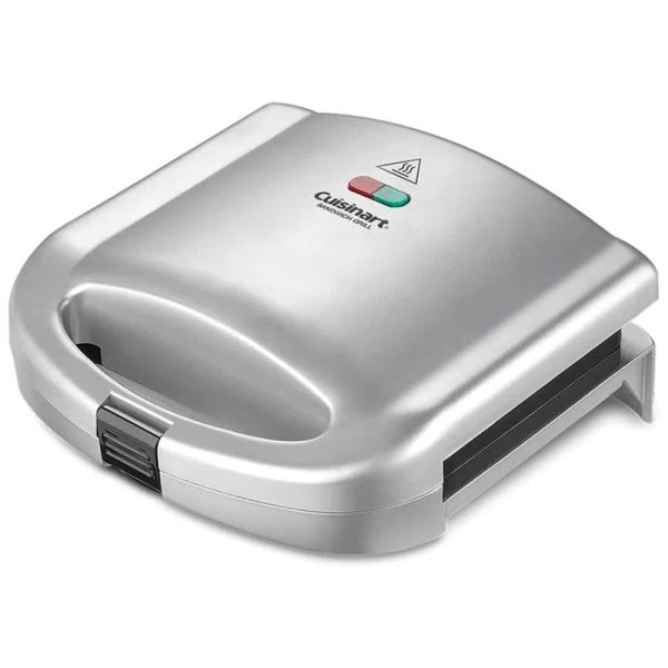 ectqwfkmbb780b_0 jpg - Sanduicheira, capacidade de 2 sanduíches, 650 W, prata, 110v, CUISINART WM SW2N1, Prateado