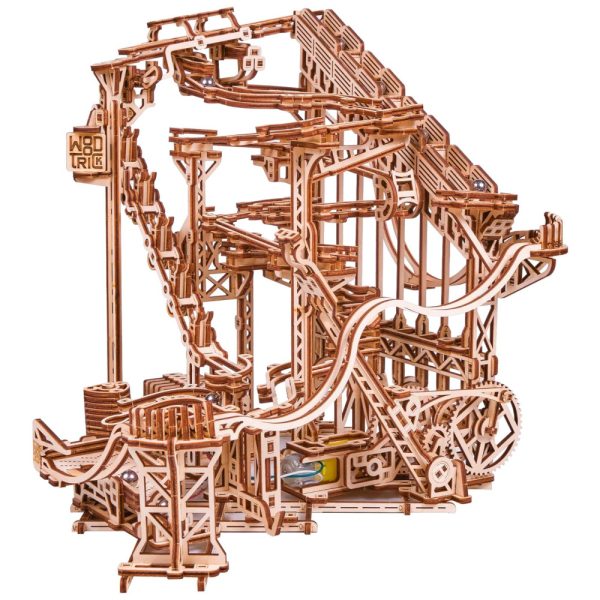 ectqwgrcw6sb0b_0 jpg - Quebra Cabeças 3D em Madeira para Adultos, Tema Pista Mecânica com Sistema Elétrico em Espiral para Bolinhas, com 558 Peças, Wood Trick