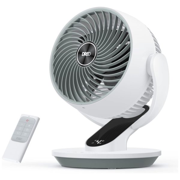 ectqwjlp7hsb0b_0 jpg - Ventilador de Mesa Oscilante e Silencioso com 4 Velocidades, 110V 52W, Dreo, Branco