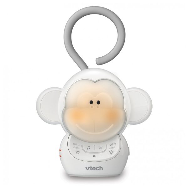 ectqwjthf5n10b_0 jpg - Máquina de Som Ruído para Bebês Recém Nascidos com Luzes, Macaco, VTECH BC8211, Branco