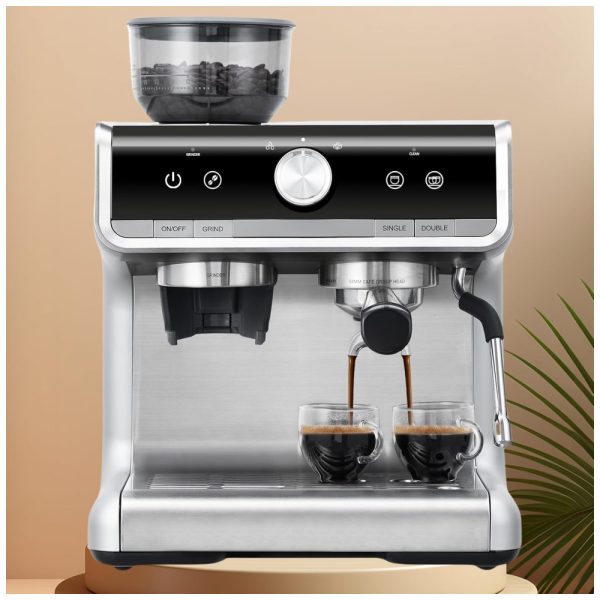 ectqwr9x5cyc0b_0 jpg - Máquina de Café em Aço Inoxidável, 20 BAR com Tanque de Água de 2,8L, 110V, Takywep, Prata