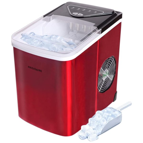 ectqwvj83ty70b_0 jpg - Máquina de Gelo Automática Portátil Produz até 11kg, 24H, Cor, 110v, FRIGIDAIRE EFIC121 SSRED, Vermelho