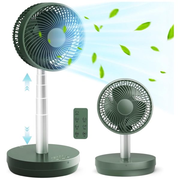 ectqx3mdnd4c0b_0 jpg - Ventilador Oscilante 2 em 1 Dobrável e Portátil com 10 Velocidades e Controle Remoto, 110V, Antarctic Star, Verde