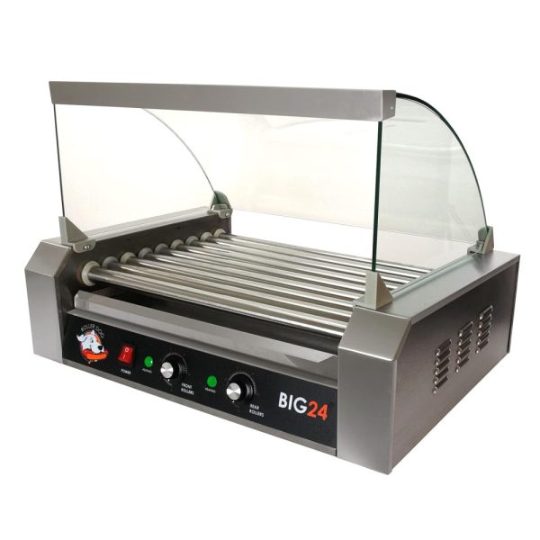 ectqxzkzs1790b_0 jpg - Máquina de Salsicha Elétrica Cozinha até 24 Unidades por Vez Aço Inoxidável, 110v, GENERIC VS122345, Prateado