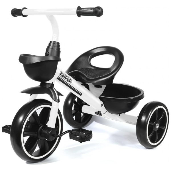 ectqy57qvm5b0b_0 jpg - Triciclo Infantil com Cesto para Crianças de 2 a 4 Anos, KRIDDO, Branco