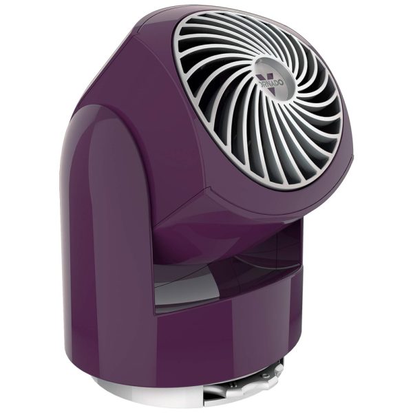 ectqybrs62280b_0 jpg - Ventilador com 2 Velocidades e Fluxo de Ar Ajustável, 110V 14W, Vornado Flippi V6 CR1 0094 116, Violeta Escuro