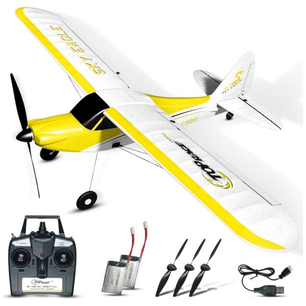 ectqydsdc2180b_0-1 jpg - Top Race TR C385 Avião de Controle Remoto para Adultos com 3 Hélices, Idade Recomendada 14