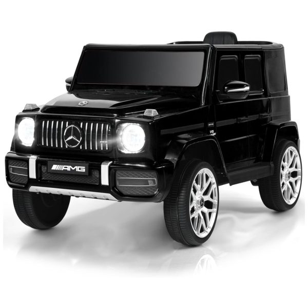 ectqyq7cbhfb0b_0 jpg - Carro Eletrico Infantil Mercedes Benz G63 a Bateria 12V 1 Assento com 2 Velocidades, OLAKIDS, Preto