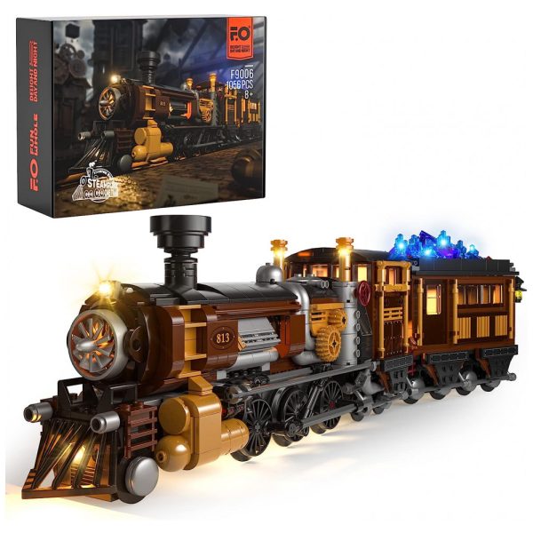 ectqyqv6fj7b0b_0 jpg - Kit de Construção Trem de Minério Steampunk 1056 Peças, para Crianças a Partir de 8 Anos, FUNWHOLE, Marrom