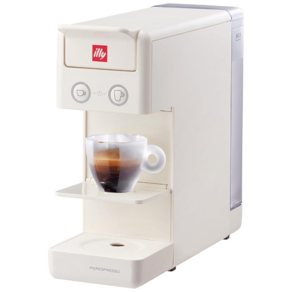 ectqz76stvh80b_0 jpg - Illy Máquina de Café Expresso Automática 750 mL com 2 Predefinições, 110V, Branca