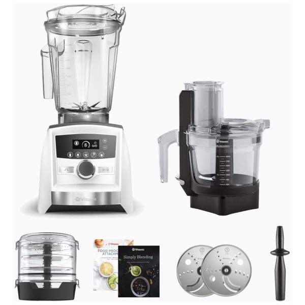 ectqzbnnvlsb0b_0 jpg - Liquidificador 1,8L com 10 Velocidades, Visor Digital, Desligamento Automático, e Acessórios, 110V 2500W, Vitamix A3500 Gourmet SmartPrep, Branco