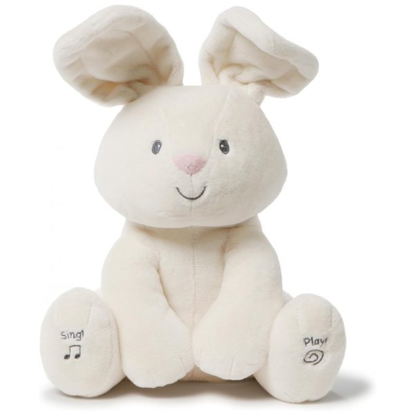 ectqzsn1shc70b_0 jpg - Pelúcia Coelho para Crianças Maiores de 1 Ano, GUND 4061346 6050681, Branco