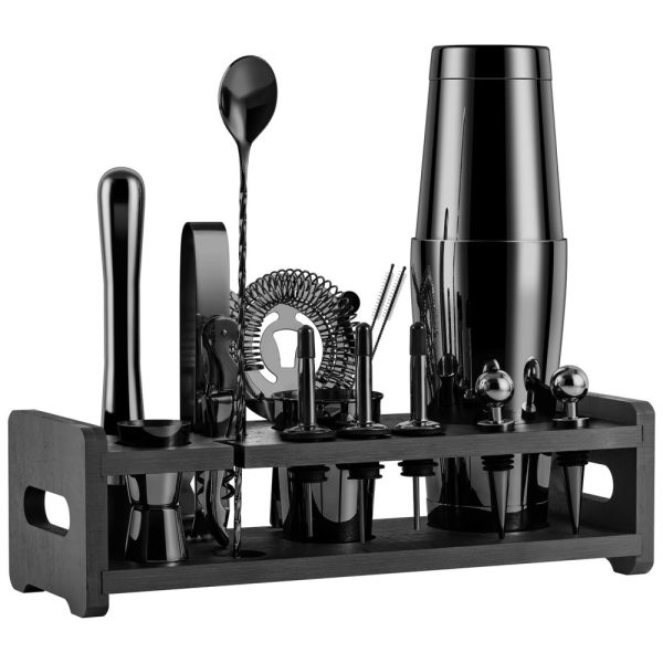 ectqztvfdvl80b_0 jpg - Soing Kit Bn Profissional 24 Peças em Aço Inoxidável com Suporte de Madeira, Preto