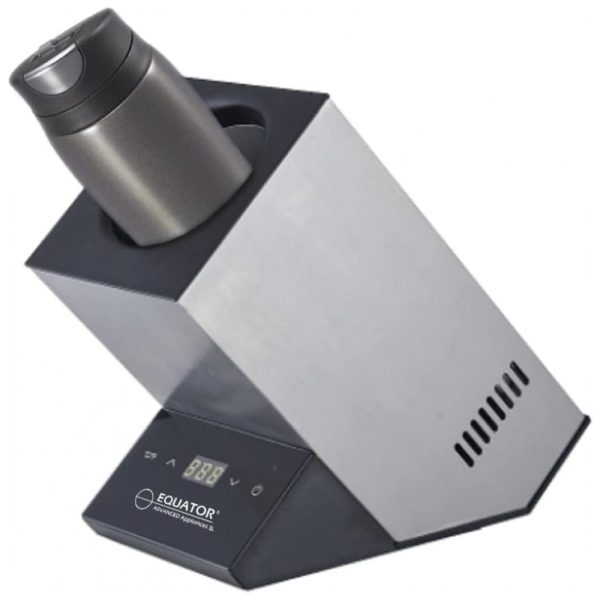 ectq2n4k4ht90b_0 jpg - Porta Garrafa Térmico Profissional para Vinho com Tela LCD em Aço Inoxidável, e, EQUATOR WR001, Cinza