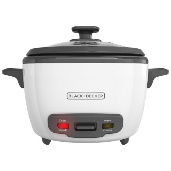 ectq2rsj8y610b_0 jpg - Panela de Arroz BLACK DECKER 14 Xícaras Cozido com Cesto a Vapor, Tigela Removível e Antiaderente, Branco. Ideal para Arroz e Grãos.