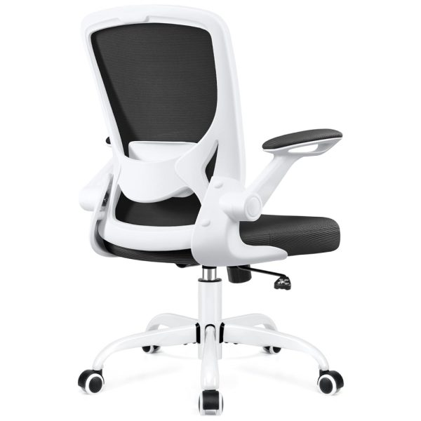 ectq36x22b790b_0 jpg - Cadeira de Escritório Ergonômica Giratória com Encosto Médio, KERDOM, Preto