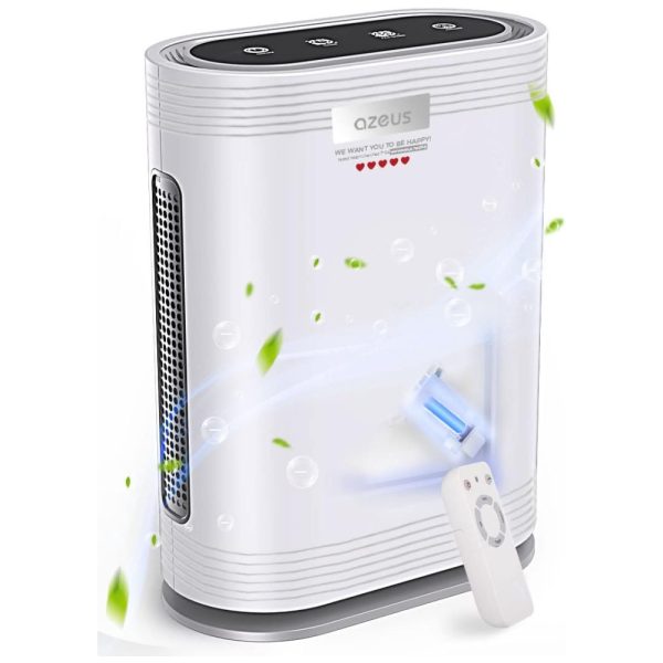 ectq51lhw2580b_0 jpg - Esterilizador de Ar, Filtro HEPA, Vírus, Bactérias, 110v, AZEUS GL FS32, Branco