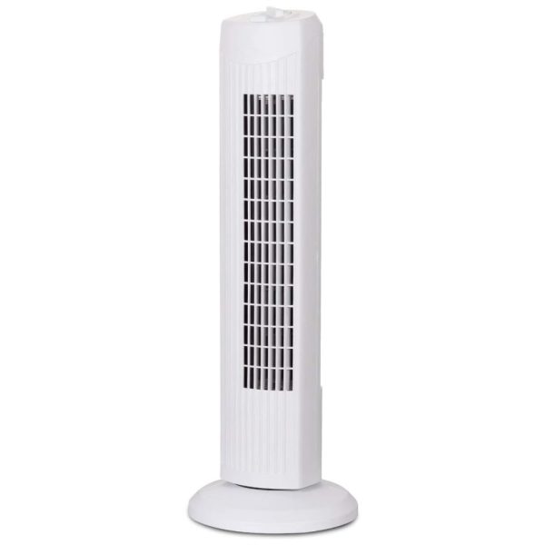 ectq6mqzyyy80b_0 jpg - Ventilador de Torre Oscilante Portátil com 3 Velocidades, 110V 35W, GOFLAME, Branco