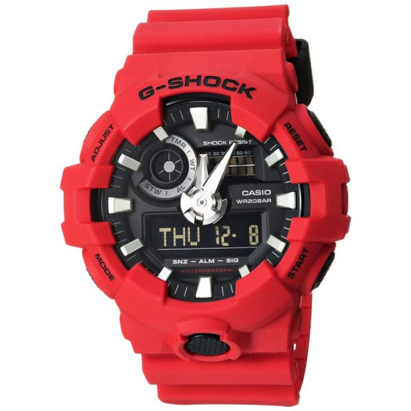 ectq6pueeel10b_0 jpg - Relógio Masculino Relógio G Shock, CASIO GA 700 4ACR, Vermelho