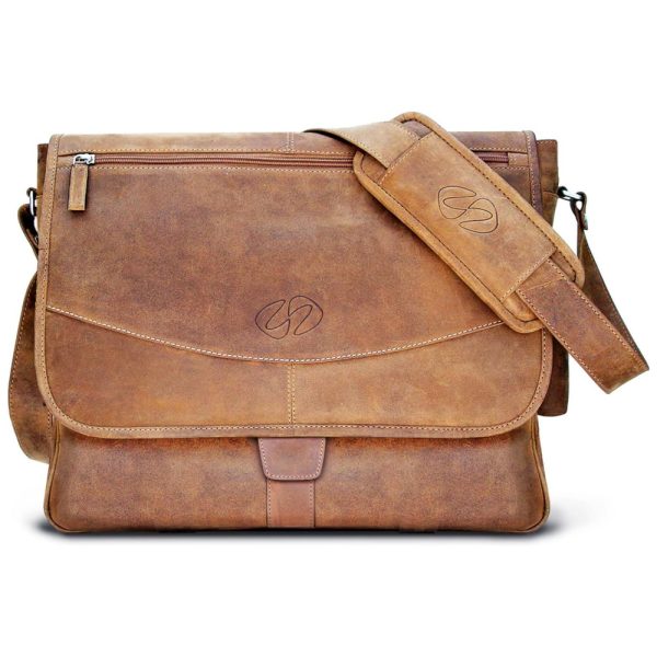ectq7znhgqx90b_0 jpg - Bolsa Maleta de Couro Masculina para Laptop, MICHAEL SANTORO DESIGN, Marrom
