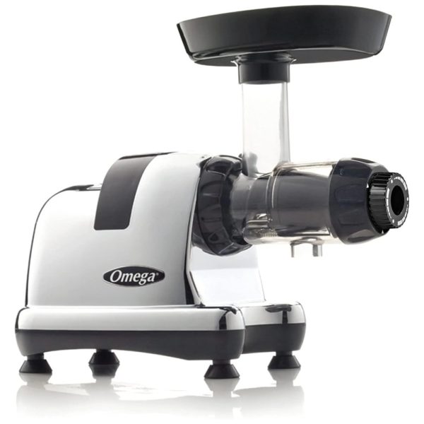 ectq8trhq4580b_0 jpg - Espremedor Elétrico para Sucos com 2 Estágios de Extração, 200W, 110v, OMEGA J8006HDC, Prateado