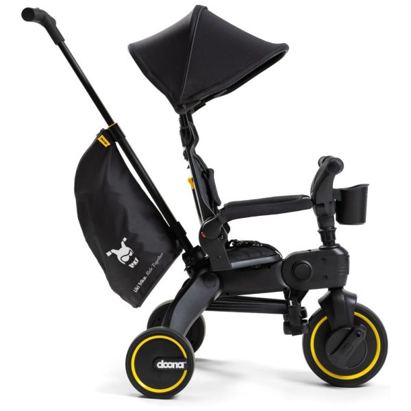 ectqdsxwpl580b_0 jpg - Triciclo Infantil para Passeio Doona , Idade Recomendada 10 Meses a 3 Anos, Preto