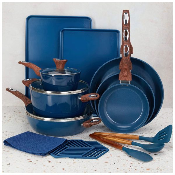ectqfnkh2hmb0b_0-1 jpg - Conjunto de Panelas e Frigideiras Antiaderentes em Alumínio com Revestimento Cerâmico, 18 Peças, PHANTOM CHEF, Azul Marinho