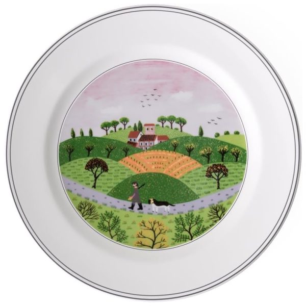 ectqivi4ay000b_0 jpg - Prato de Jantar para Todas as Ocasiões com Tema Hunter Dog, Formato Redondo e Material de Porcelana Premium, Villeroy Boch, Branco Colorido