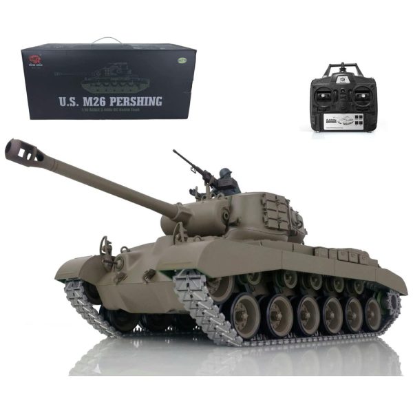 ectqjn19vs5b0b_0 jpg - Tanque de Guerra TOUCAN RC HOBBY M26 Pershing com Controle Remoto, Escala 116, Verde