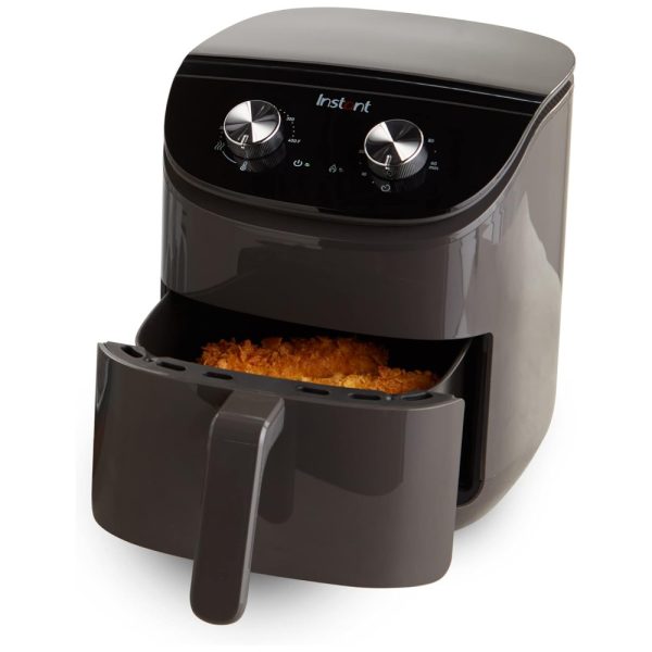 ectqltm33zy90b_0 jpg - Fritadeira Elétrica AirFryer 4L com Temperatura Ajustável, 110v, INSTANT POT, Preto