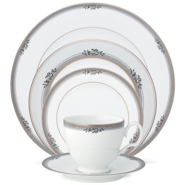 ectqmd4xqrxb0b_0 jpg - Aparelho de Jantar Para Todas as Ocasiões com 5 Peças, Formato Redondo e Material de Porcelana, Noritake 1765 05E, Branco