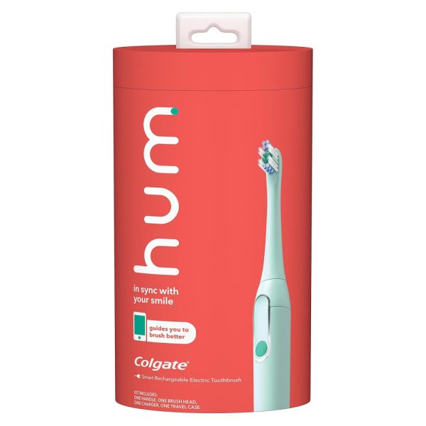 ectqml1389980b_0 jpg - hum by Escova de Dentes Elétrica Inteligente e Recarregável para Adultos, COLGATE CN08171A, Verde