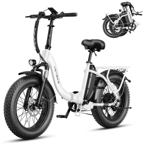 ectqnrwythrb0b_0 jpg - Bicicleta Elétrica Dobrável para Adultos 7 Velocidades até 64km com Amortecedor Duplo, 48V 500W, Heybike, Branca