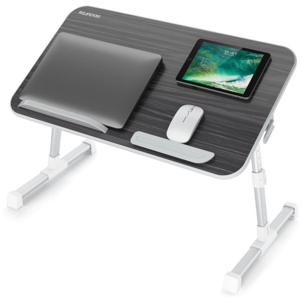 ectqrbyd93470b_0 jpg - Mesa cama para laptop, suporte para cama ajustável, escuro, NEARPOW 8541561874, Cinza escuro