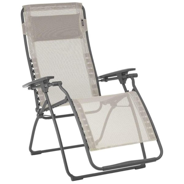 ectqyj92r9570b_0 jpg - Cadeira Reclinável Ajustável Gravidade Zero com Apoio de Cabeça e Porta Copos, LAFUMA LFM3118 8548, Cinza