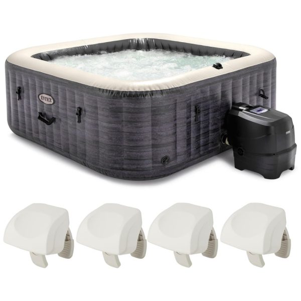 ectq26tqw7bb0b_0 jpg - Spa Inflável Quadrado com 4 Apoios de Cabeça Macios, Intex 28451EP, Cinza