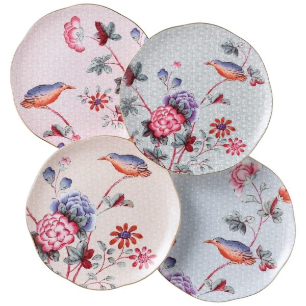 ectq2dap9r400b_0 jpg - Conjunto de Pratos para Chá, Elegância e Sofisticação para Sua Mesa com 4 Peças e Material de Porcelana Fina, Wedgwood, Colorido