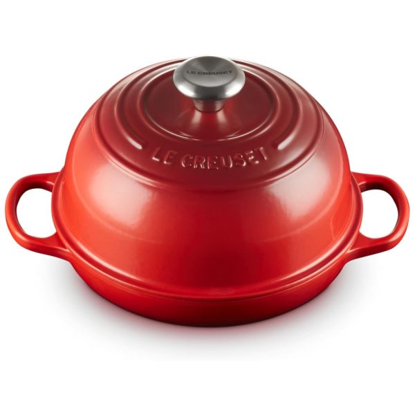 ectq3t7b38r90b_0-1 jpg - Le Creuset Panela de Ferro Fundido Forno de Pão 2L com Cozimento Uniforme, Vermelha