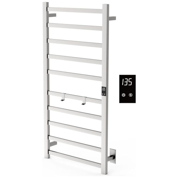 ectq64chnr5b0b_0 jpg - Aquecedor de toalhas elétrico super fino com temporizador, ajustes de temperatura em vários níveis, plug in com fio