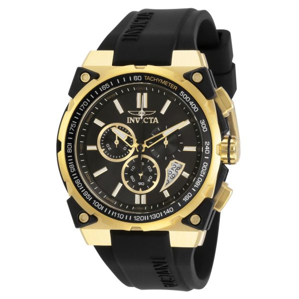 ectq92372_vni_0 jpg - Relógio Masculino S1 Rally, Invicta 27329, Preto e Dourado