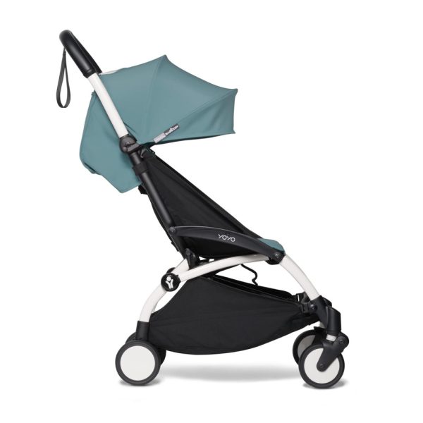 ectqblvq17580b_0 jpg - Carrinho de Bebê para Passeio Compacto Leve com Almofada de Assento e Dossel Adequado para crianças de até 22kg, BABYZEN YOYO2, Azul