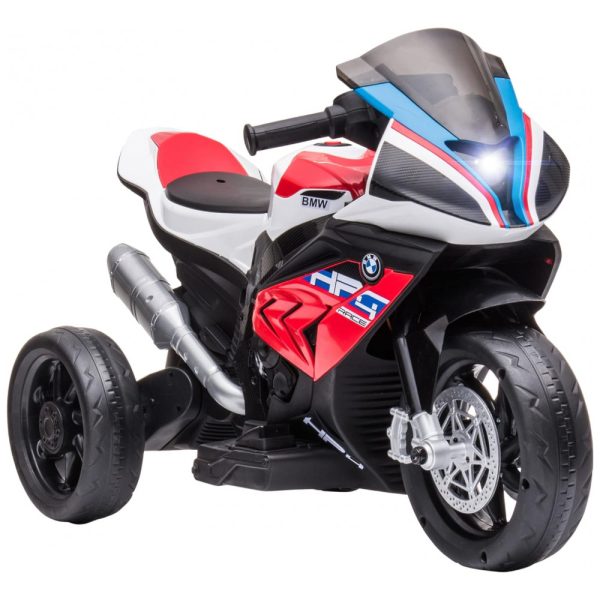 ectqcgfd979b0b_0-2 jpg - Moto Elétrica Infantil BMW a Bateria 6V 3 Rodas com Sons e Luzes, Idade Rec 2 a 8 Anos, AOSOM, Vermelho