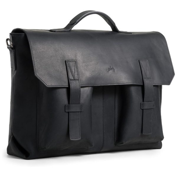 ectqcgr43mkc0b_0 jpg - Bolsa Carteiro Masculina de Couro Grão Integral para Laptop com 15 Polegadas e Fecho Magnético, VELEZ, Preta