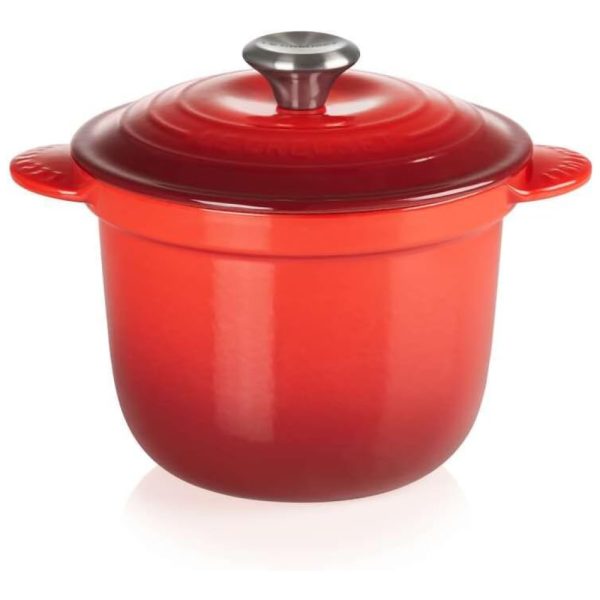 ectqctfh1fx70b_0 jpg - Panela de Ferro Fundido para Arroz 2L Esmaltada e Antiaderente, Cereja, LE CREUSET LS4101S 1867SS, Vermelho