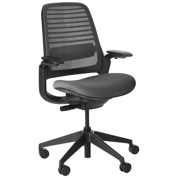 ectqdkmdfh870b_0 jpg - Cadeira de Escritório Ergonômica Giratória com Encosto Médio, escuro, STEELCASE 435A00 5T29 5S25 6205 4ARM LUM CC, Cinza escuro