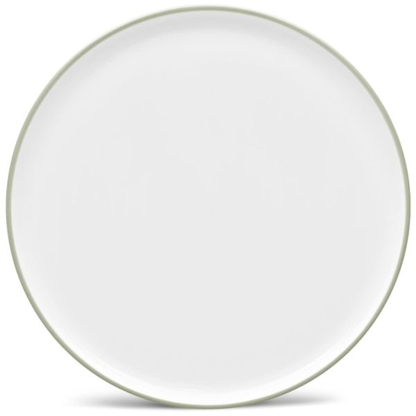 ectqfnk3n8tb0b_0 jpg - Prato Raso de 27 cm em Porcelana, 01 Unidade, Noritake STAX ColorTex, Branco e Verde